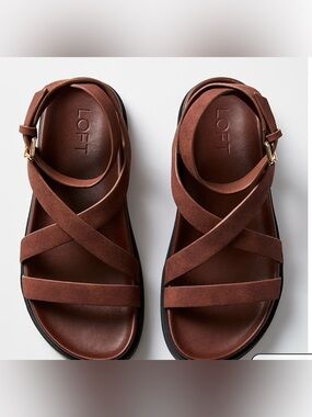 Molded Ankle Strap Sandals